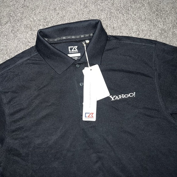 NEW Cutter and Buck Shirt Mens S Yahoo! Retro Performance